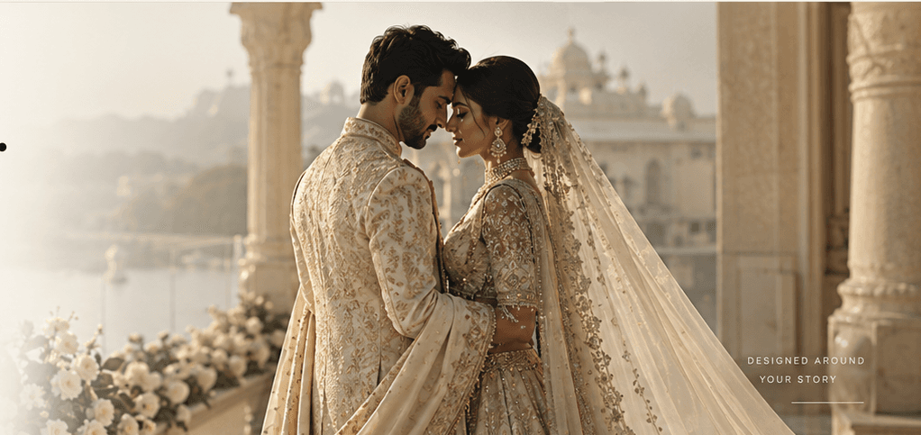 A couple celebrating, styled by Momentora